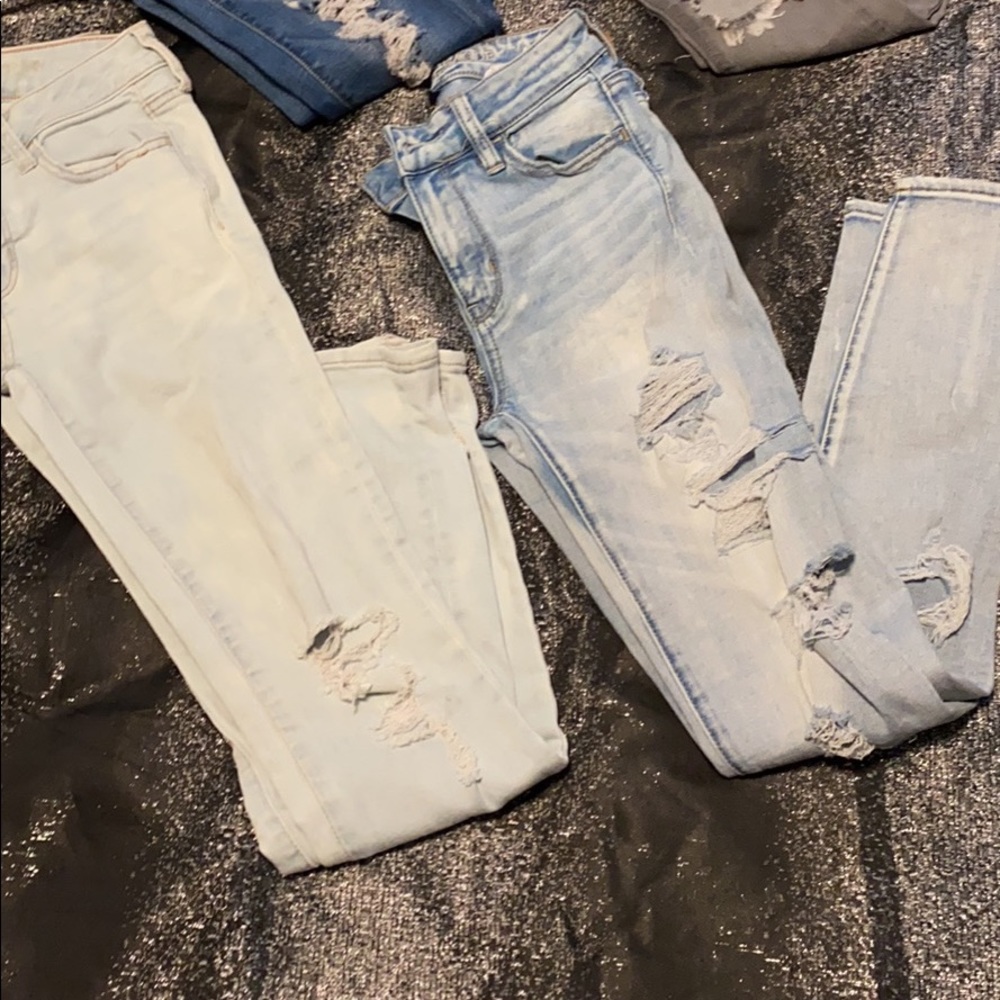 Jeans American eagle and pac sun